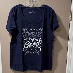 Torrid Navy Graphic Tee